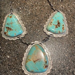**Turquoise Statement Necklace**